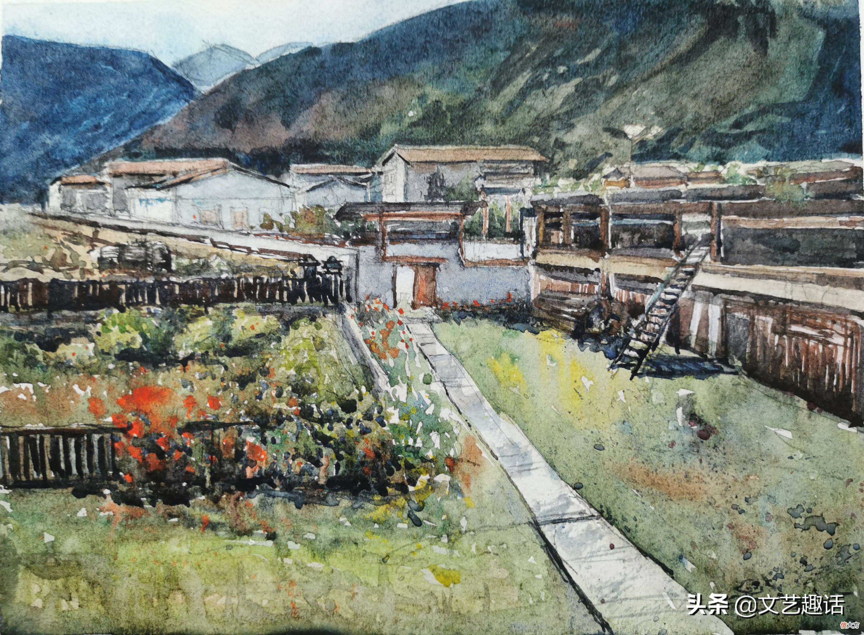 掌握水彩绘画颜色的搭配 水彩画颜色怎么搭配