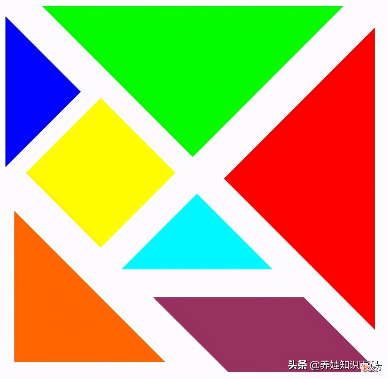 七巧板拼长方形的方法是什么 七巧板拼长方形有几种拼法