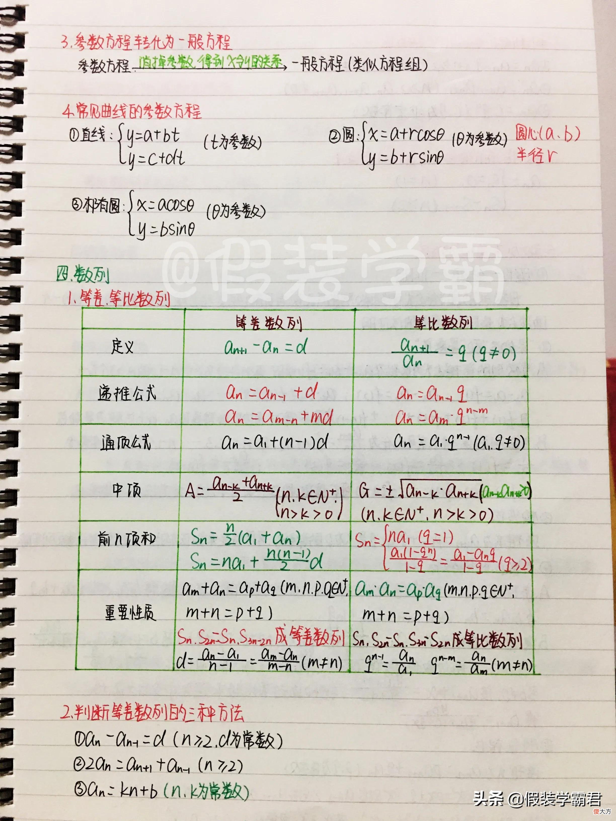这些高考必备公式都记牢了吗 高考给公式吗