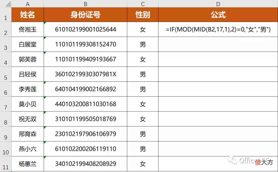 看看身份证号能判断出多少信息吧 身份证号码可以看出