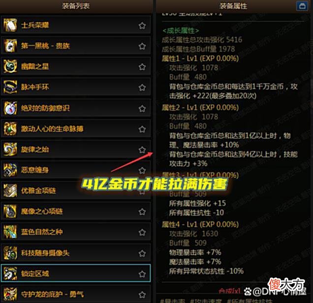 【游戏世界】DNF：不给普通玩家机会？105“最豪”两件史诗，品级调整箱用不起
