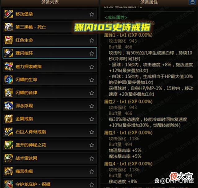 【游戏世界】DNF：不给普通玩家机会？105“最豪”两件史诗，品级调整箱用不起