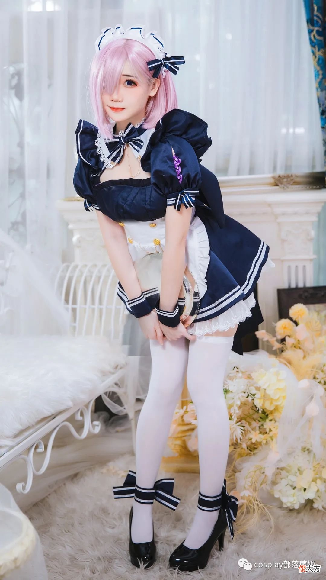 【时尚一点】cos：玛修同人女仆装cos正片@焖焖碳