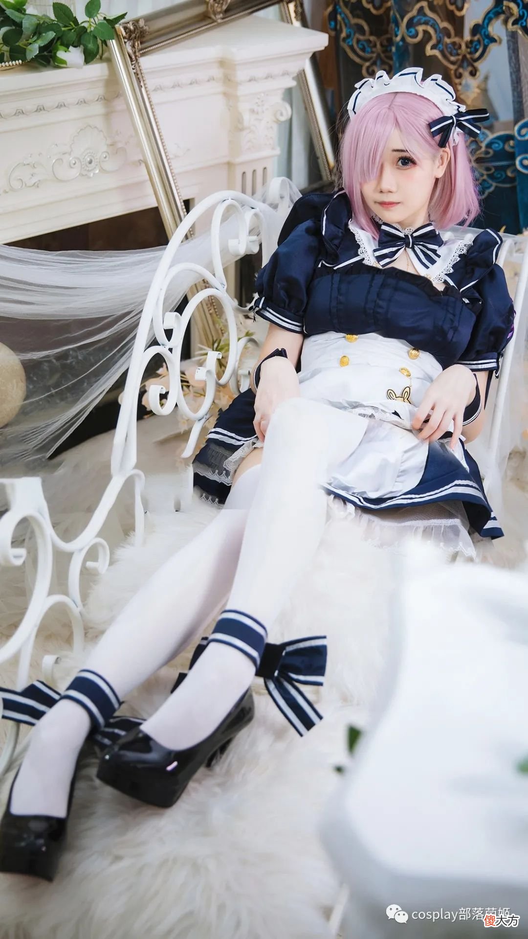 【时尚一点】cos：玛修同人女仆装cos正片@焖焖碳