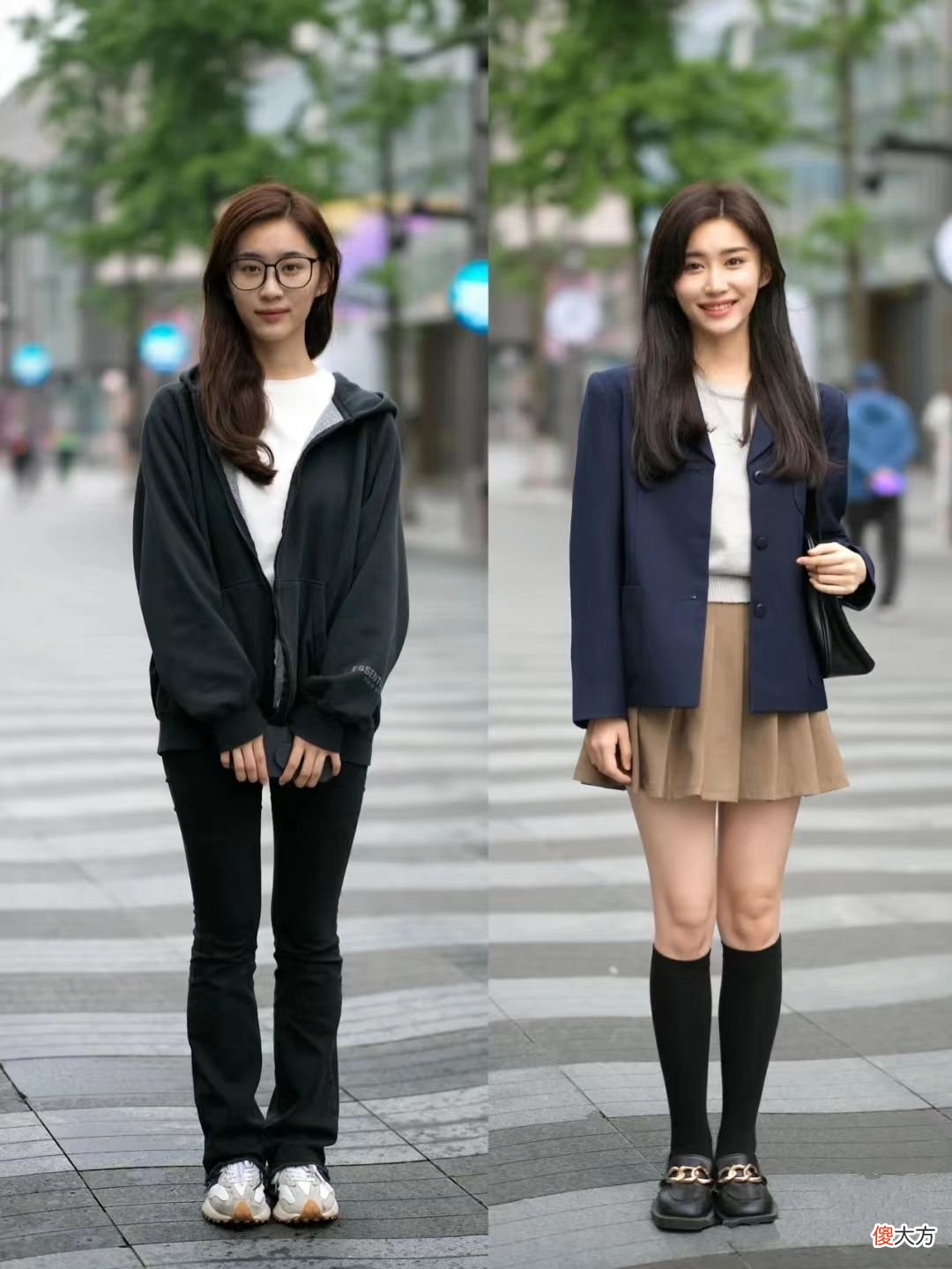 【时尚一点】看到杭州女生变美改造才发现，同一个人、打扮不同，前后差别太大