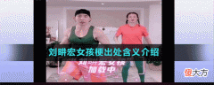 刘畊宏女孩是什么梗| 刘畊宏女孩是什么梗