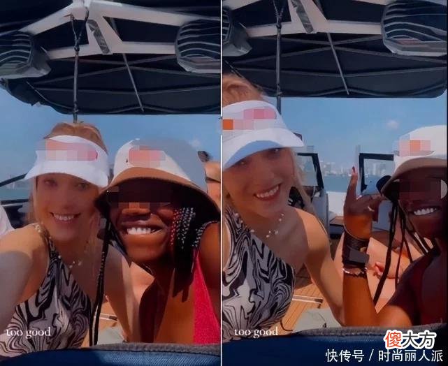 【就爱时尚】谷爱凌泳衣照大爆火！穿黑白斑马纹泳衣在海边度假，再秀好身材