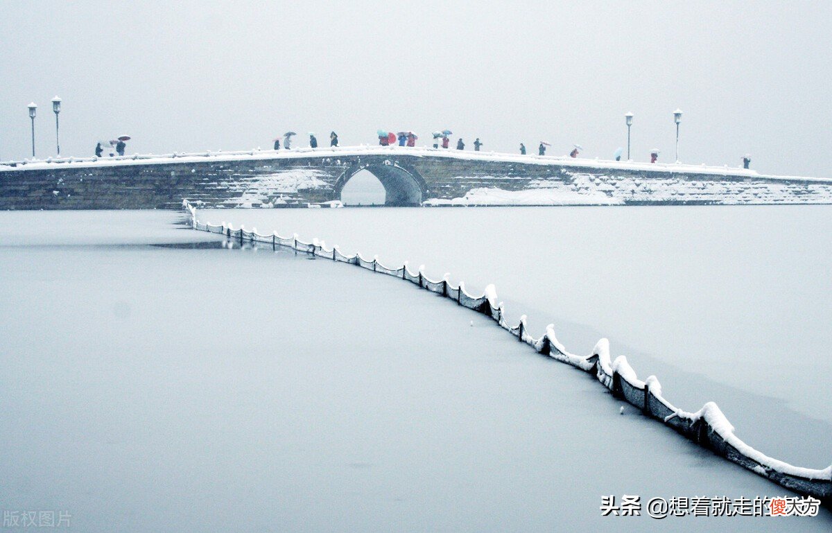 我拍了三年西湖雪景 西湖雪景图