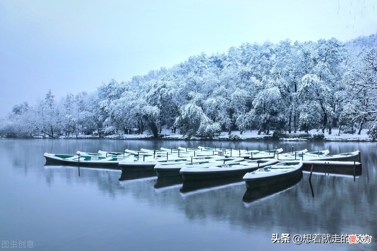 我拍了三年西湖雪景 西湖雪景图