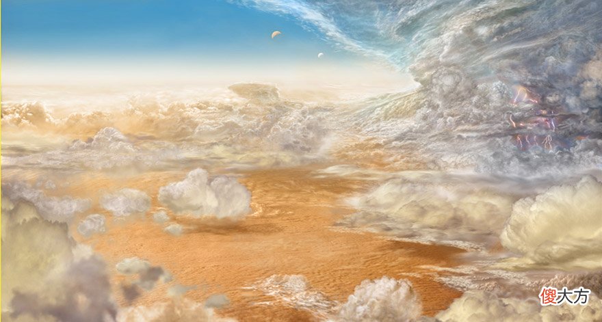 木星上诡谲的云层 木星云层下面