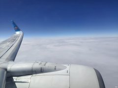 辽阔的云层之上 云层上的风景