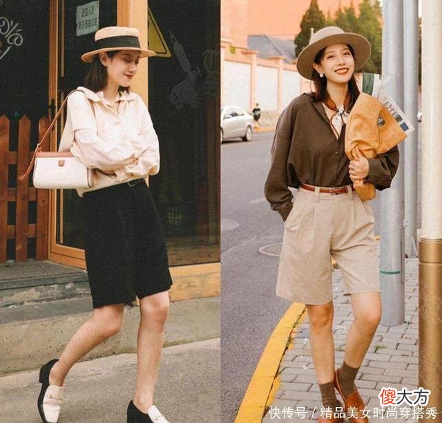 【就爱时尚】“衬衫+短裤”这样穿，时髦高级又显瘦，今年夏天穿正好