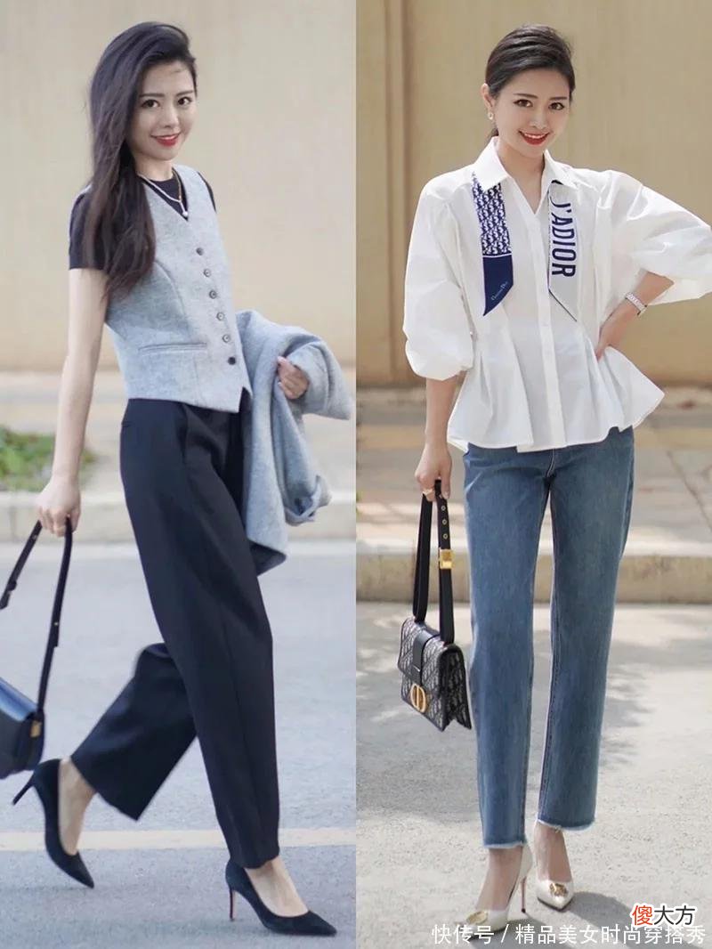 【时尚一点】女人要有气质出门别穿拖鞋！太邋遢，学时髦博主，高级又洋气