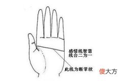 断掌纹运势如何