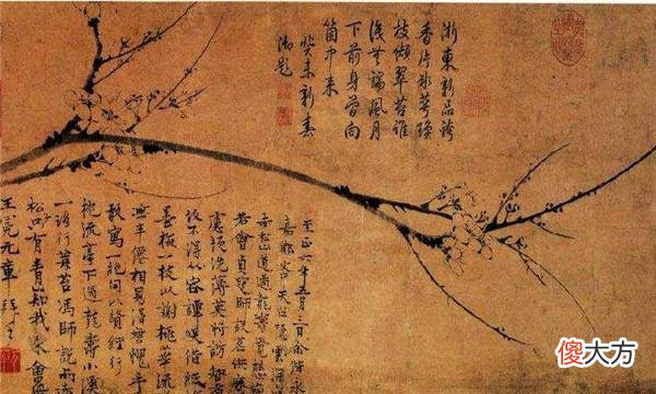 王冕的梅花诗情画意 描写梅花的诗王冕