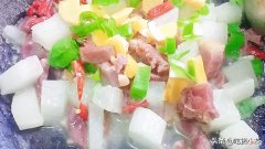 大厨炖的腊鸭炖萝卜 腊鸭子炖萝卜