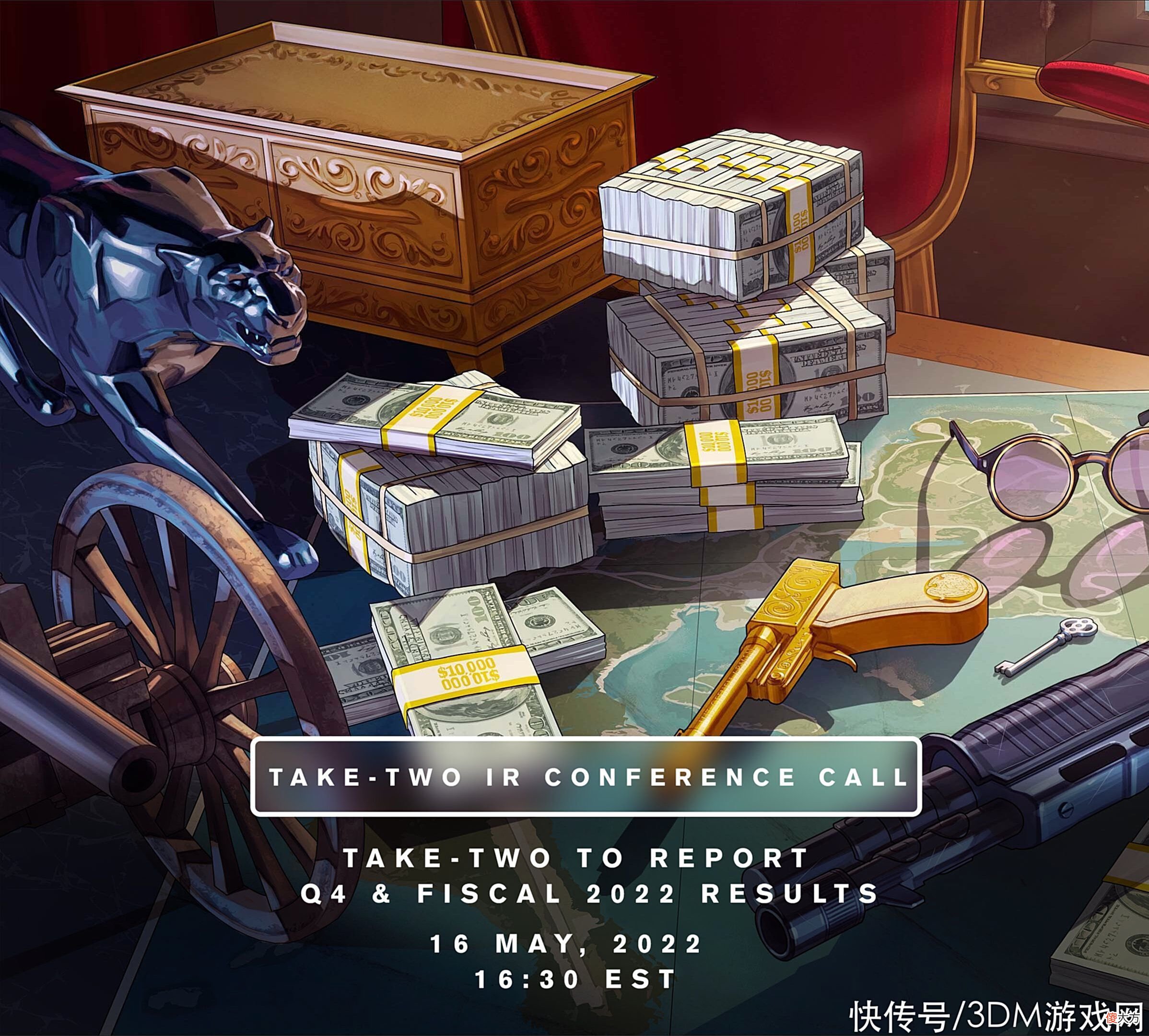 【游戏世界】Take Two将在一周后公布2022财年财报