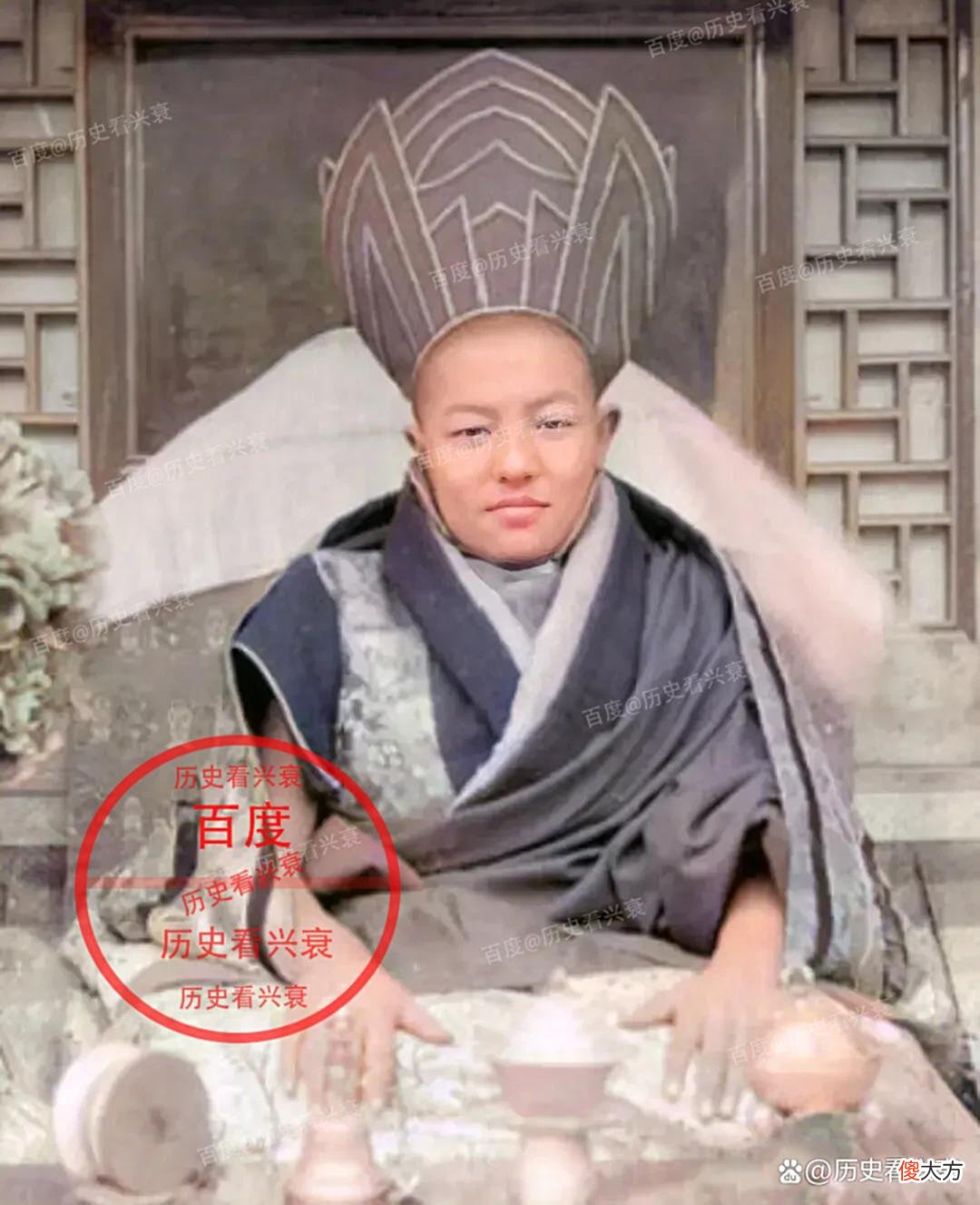 【爱历史】老照片：末代皇后婉容，广东督军陆荣廷，第五世嘉木样活佛