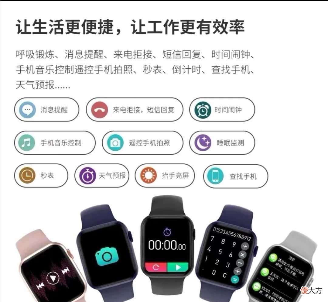 华强北苹果S6智能手表 华强北S6智能手表