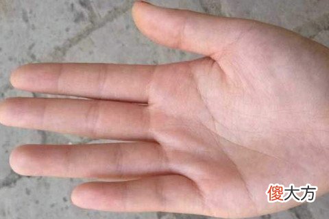 女的右手断掌好不好