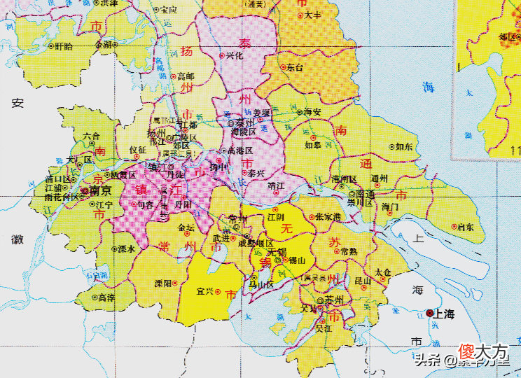 江苏省的区域变动 江苏省的区划调整