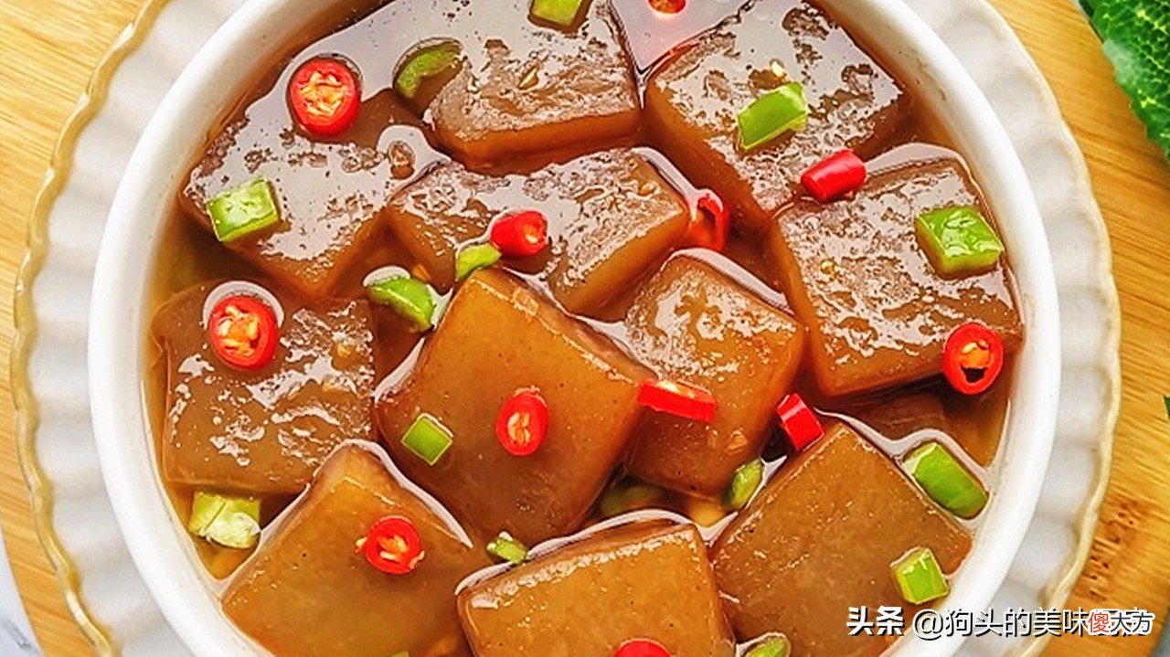 秋天，少吃猪肉多吃魔芋豆腐，7块钱1斤，低脂又美味，好吃不怕胖