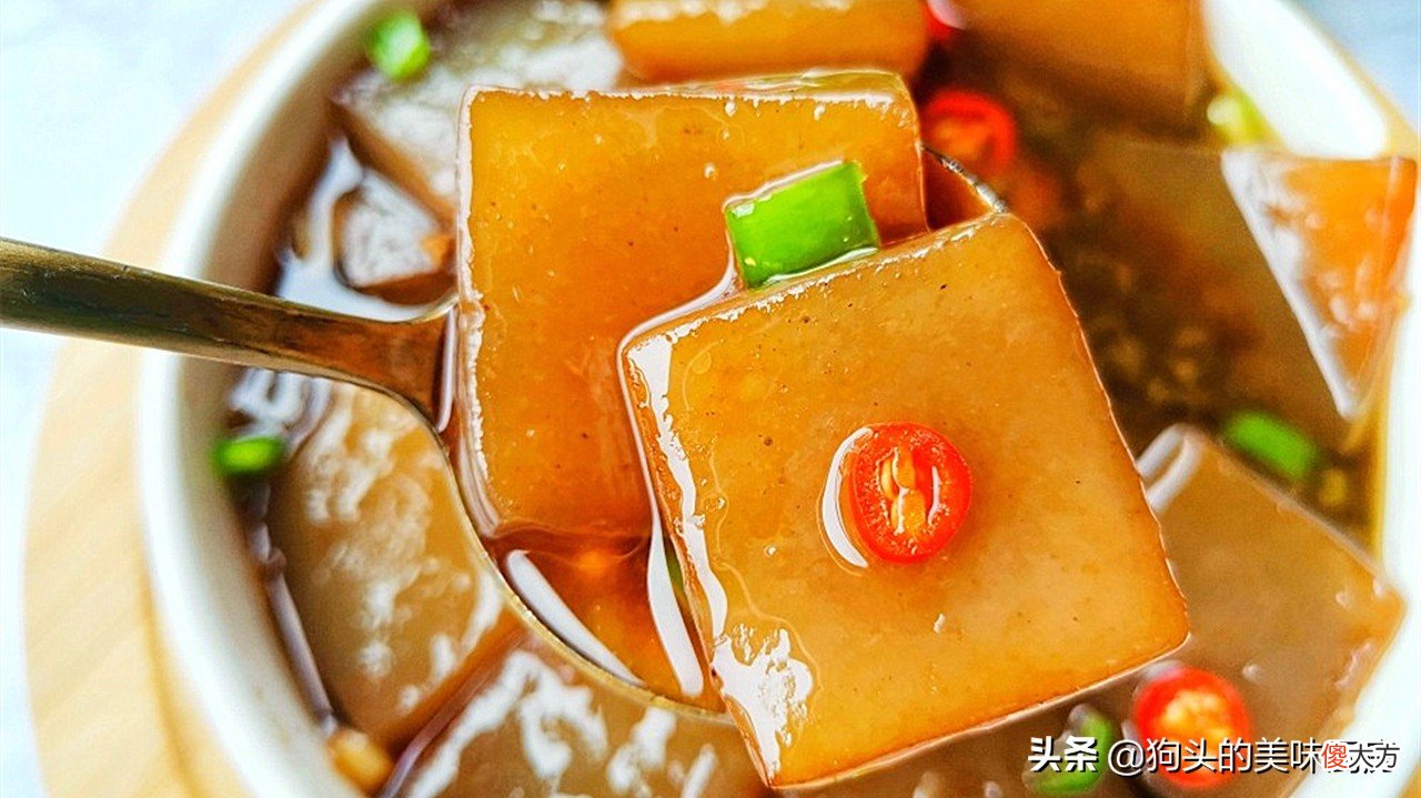 秋天，少吃猪肉多吃魔芋豆腐，7块钱1斤，低脂又美味，好吃不怕胖