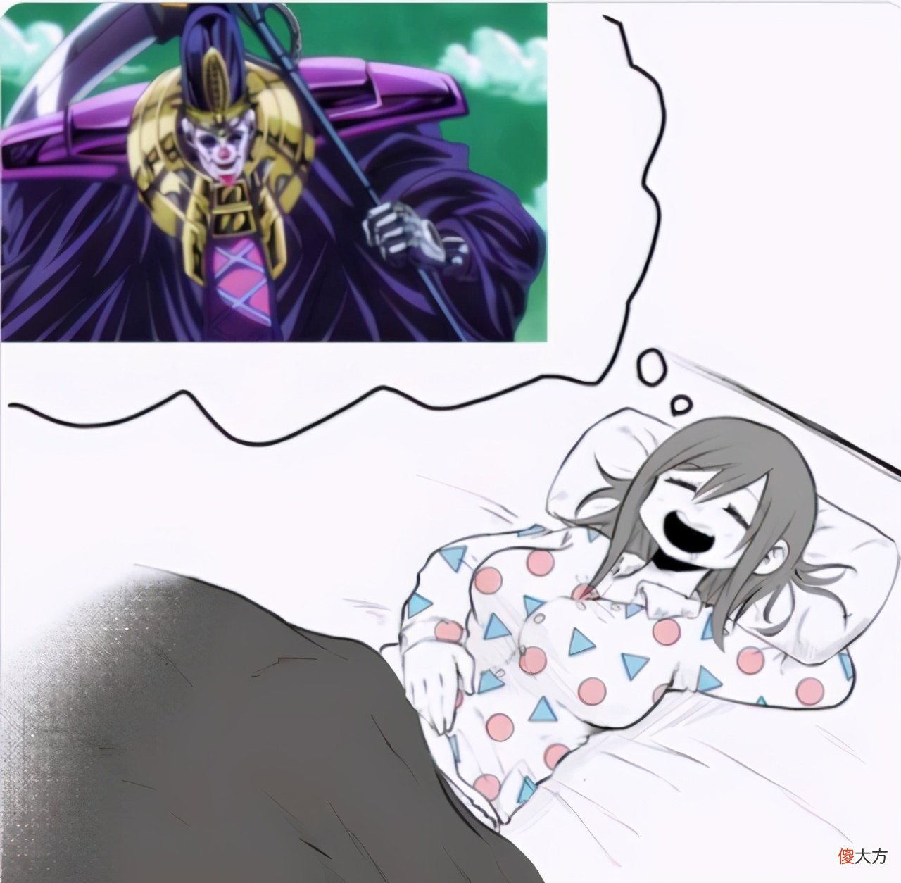 画师画出一个睡觉的妹子 画自己的女画师