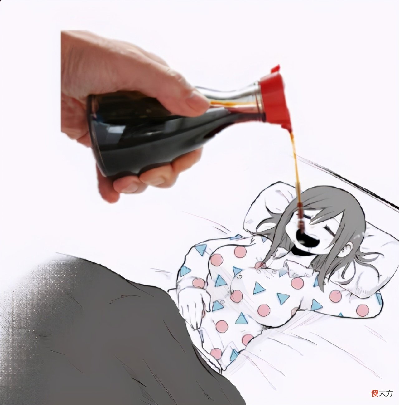 画师画出一个睡觉的妹子 画自己的女画师