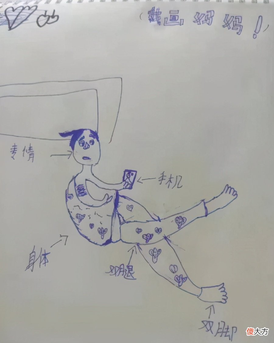 要求画妈妈睡觉时的样子 妈妈睡觉的样子画画