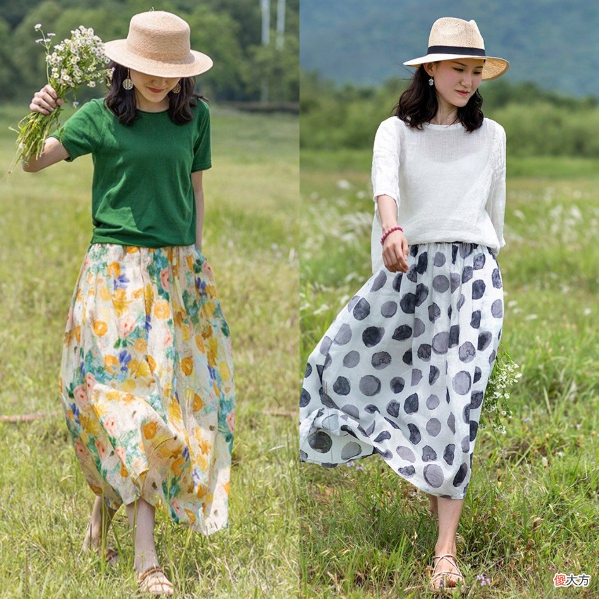 【就爱时尚】40＋岁的女人，夏天多穿T恤＋半身裙！温柔舒适又洋气，适合照搬