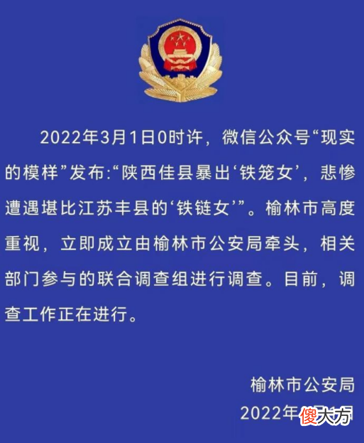 陕西“铁笼女”真实身份扑朔迷离，网络大V多次带其去认亲