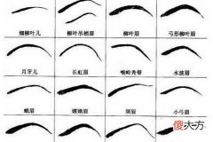 男人富贵眉毛看相图解大全