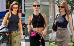 【时尚一点】黑色背心真的超酷的，时髦精们穿对了还能显瘦，比白背心更帅气