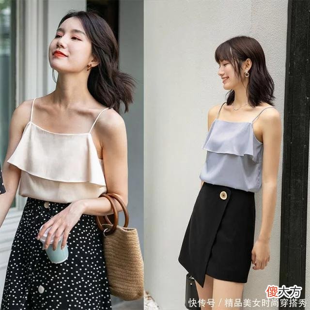 【时尚一点】入夏后不要穿得太“严实”，灵动俏皮的小吊带才是优雅女人的首选