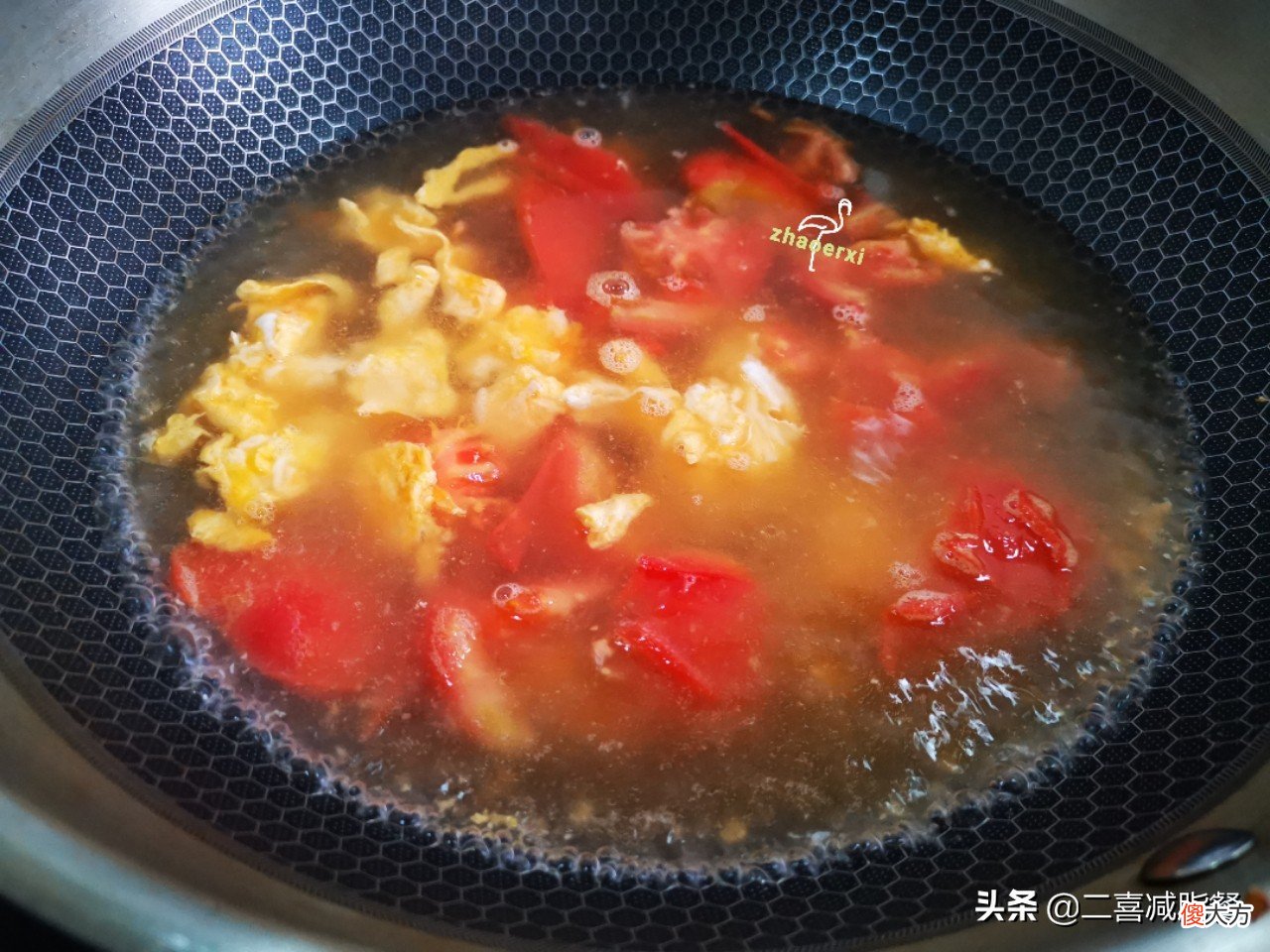 2大碗的鸡蛋番茄荞麦面 鸡蛋西红柿荞麦面