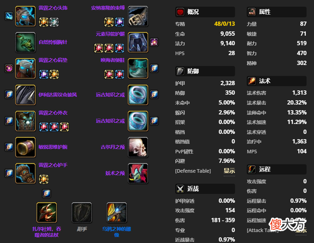 【游戏迷】魔兽世界tbc怀旧服绝大部分专精p4毕业装补上