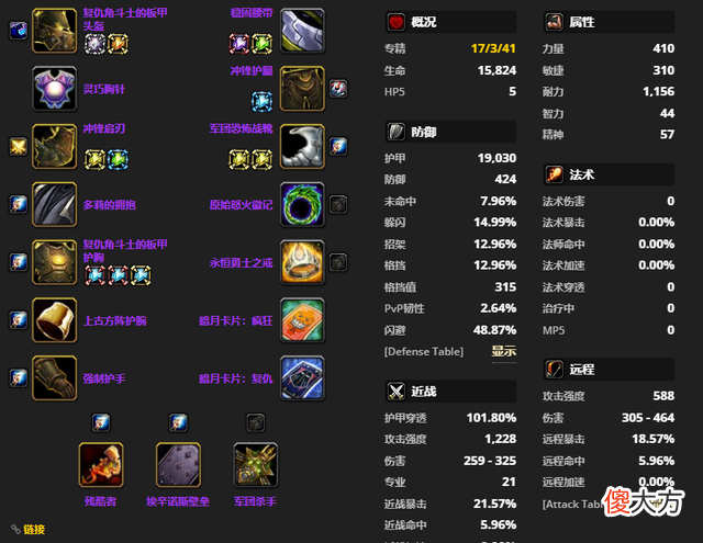 【游戏世界】魔兽世界tbc怀旧熊坦克p4新装备推荐，熊坦篇