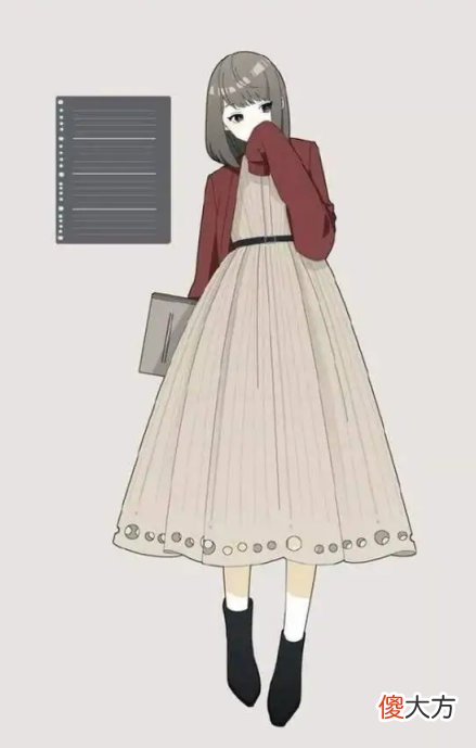 学习工具拟人化，圆规化身长裙少女，便利贴少年好帅
