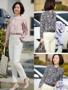 【就爱时尚】60岁女人裤子穿“白色”还是“黑色”，大龄妈妈告诉你答案，真美