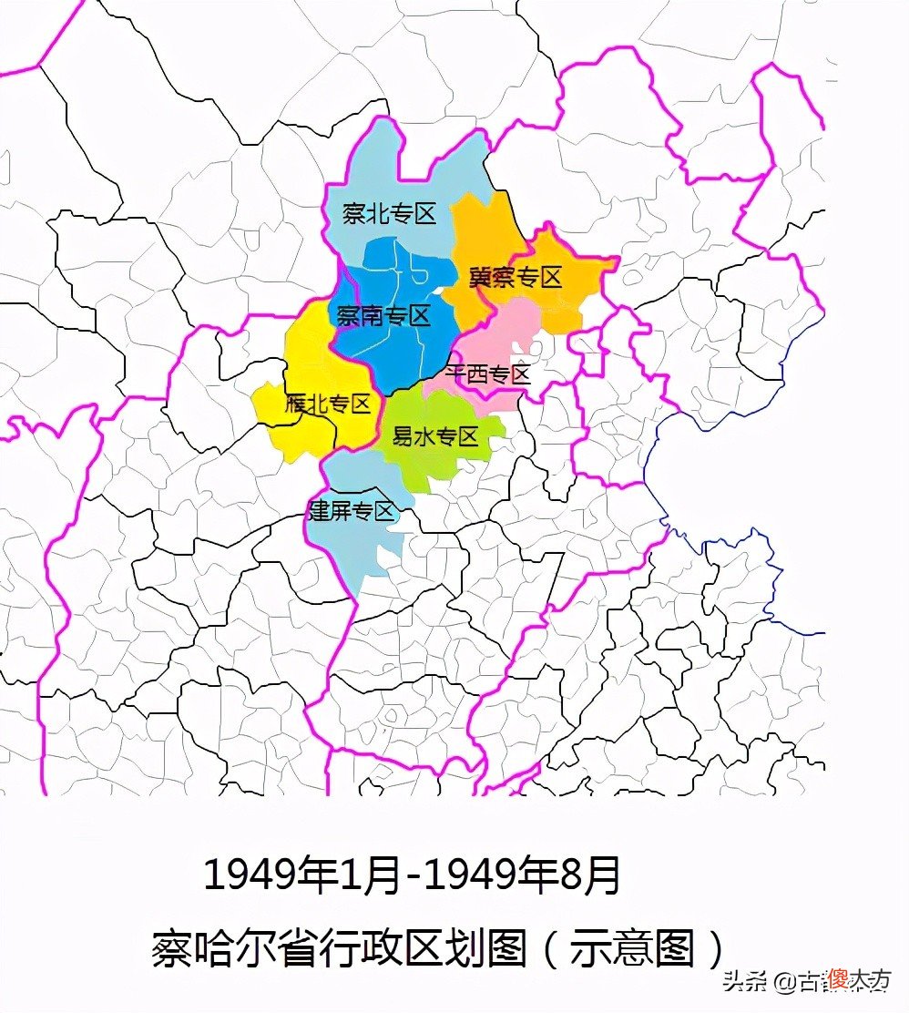 1949年的察哈尔省 1949年的察哈尔省,辖今石家庄6个县