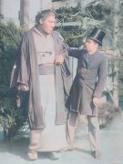 【历史故事】老照片：抗战时期上海街头的女汉奸，著名爱国道士李圆忠