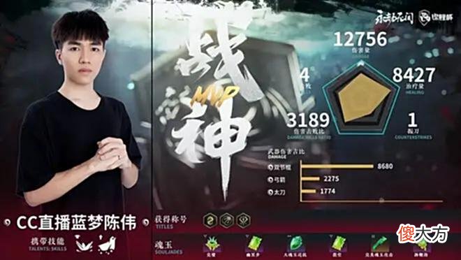【游戏世界】大神天人团永劫无间“天选之位”，海报成亮点？Mike发型识别度高