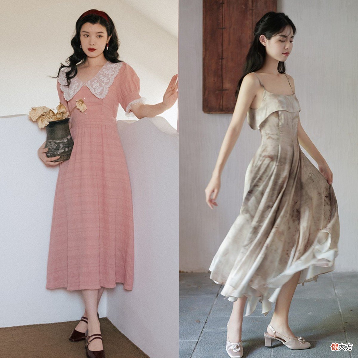 【时尚一点】聪明女人很少选半身裙，今年流行这几条“收腰连衣裙”，优雅显瘦