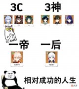 【游戏世界】原神中的神明，从璃月3c到雷神一帝一后