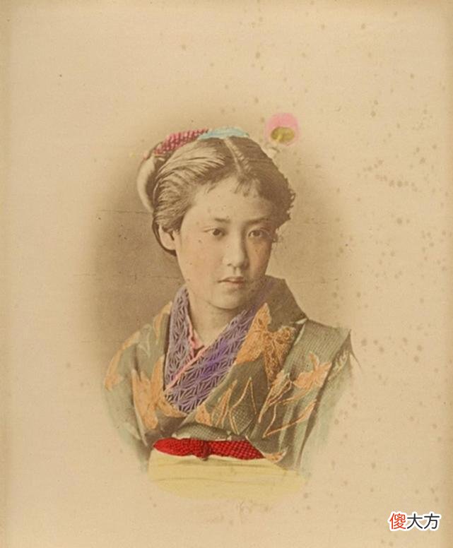 【历史故事】老照片十九世纪的日本女子那一抹的温柔