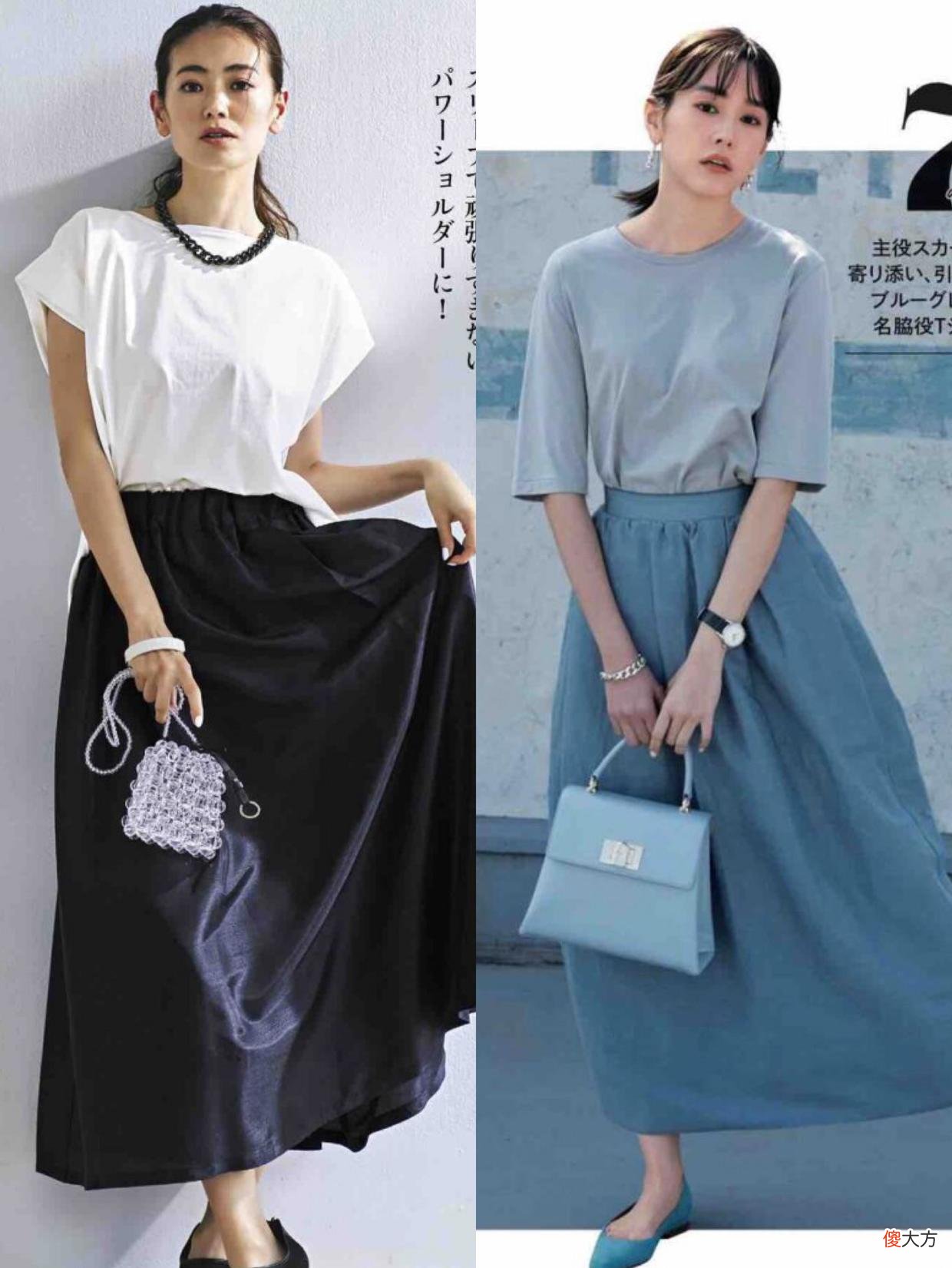 【时尚一点】35＋女性怎么穿才更有魅力？学日系博主的“半身裙”搭配，真好看