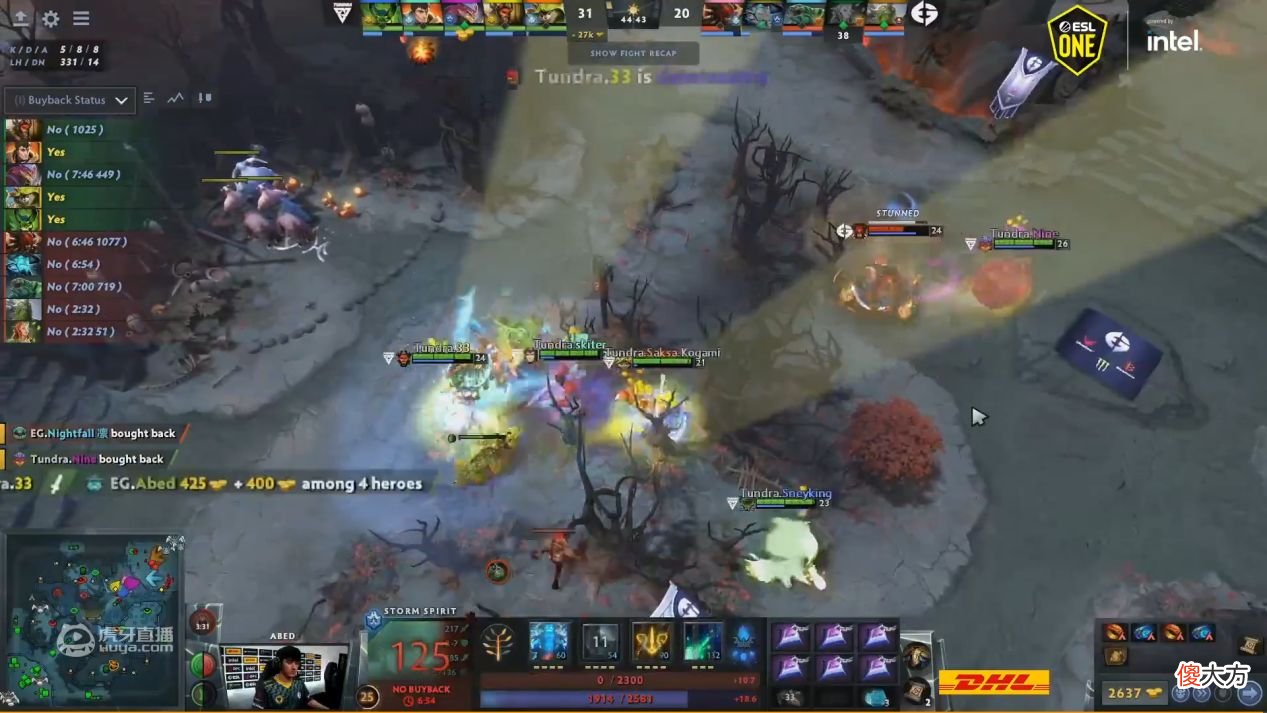 【游戏迷】DOTA2-斯德哥尔摩major：abed蓝猫极限抢盾难掩败局 Tundra2-0
