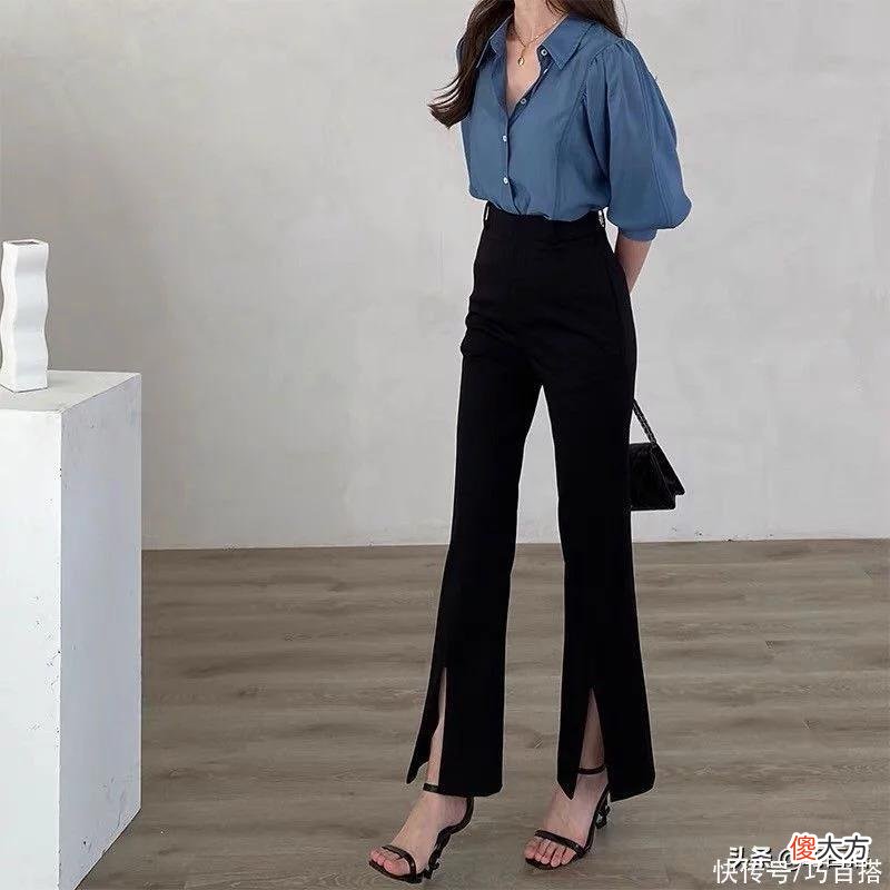 【时尚一点】搭配不好看？你可能少了一条开叉西装裤，清凉又显瘦，这可太绝了