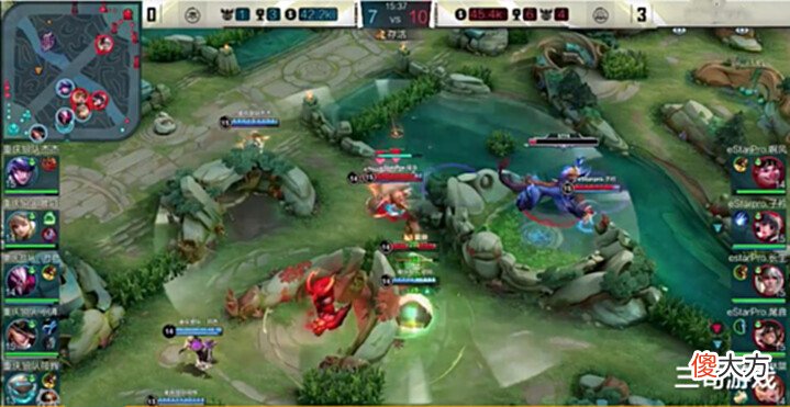 【游戏迷】王者荣耀:武汉eStar又一次4-0横扫重庆狼队,一队虐完,二队虐